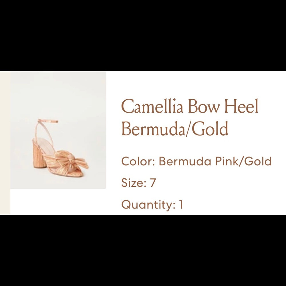 Loeffler Randall Pink Metallic Knotted Slingback Heels - Picture 3 of 5